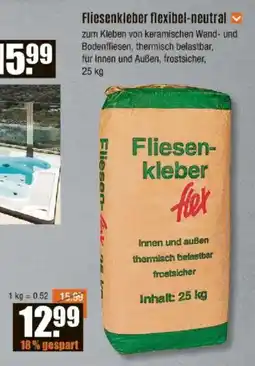 V Baumarkt Fliesenkleber flexibel-neutral Angebot