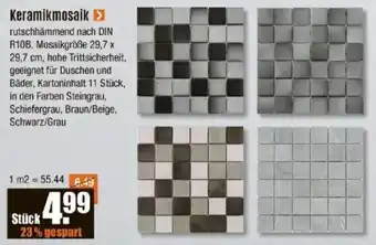 V Baumarkt Keramikmosaik Angebot