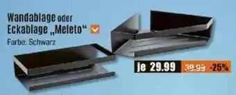 V Baumarkt SCHÖNER WOHNEN Wandablage oder Eckablage "Meleto" Angebot