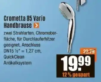 V Baumarkt hansgrohe Crometta 85 Vario Handbrause Angebot