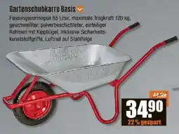 V Baumarkt Gartenschubkarre Basis Angebot
