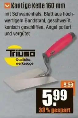 V Baumarkt Triuso Kantige Kelle 160 mm Angebot