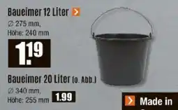 V Baumarkt Baueimer 12 Liter Angebot