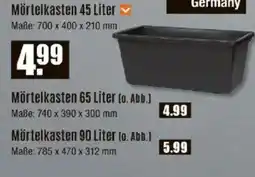 V Baumarkt Mörtelkasten 45 Liter Angebot
