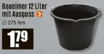 V Baumarkt Baueimer 12 Liter mit Ausguss Angebot