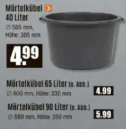 V Baumarkt Mörtelkübel  40 Liter Angebot