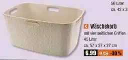 V Baumarkt CURVER Serie "Softex" Wäschekorb Angebot