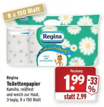 Wasgau Regina Toilettenpapier Angebot