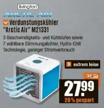 V Baumarkt livington ARCTIC AIR Verdunstungskühler "Arctic Air" M21331 Angebot