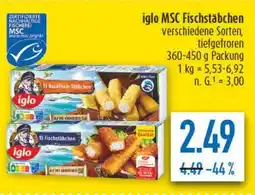 diska iglo MSC Fischstäbchen Angebot