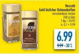 diska Nescafé Gold löslicher Bohnenkaffee Angebot