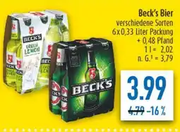 diska Beck's Bier Angebot