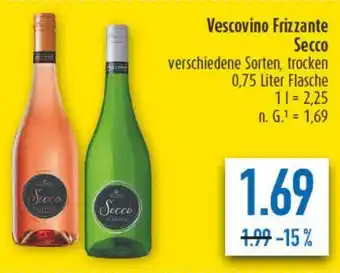 diska Vescovino Frizzante Secco Angebot