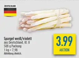 diska Spargel weiß/violett Angebot