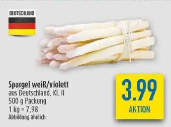 diska Spargel weiß/violett Angebot