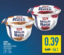 diska müller Milch Reis Angebot