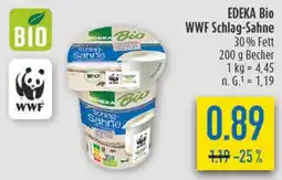 diska EDEKA Bio WWF Schlag-Sahne Angebot