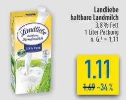 diska Landliebe haltbare Landmilch 3,8% Fett Angebot
