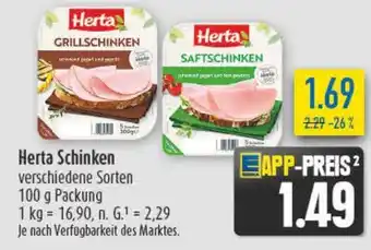 diska Herta Schinken Angebot