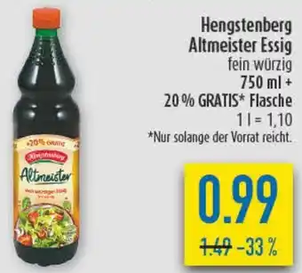 diska Hengstenberg Altmeister Essig Angebot