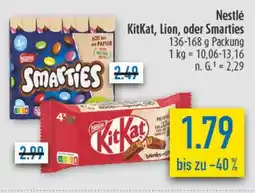 diska Nestlé KitKat, Lion, oder Smarties Angebot