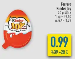 diska Ferrero Kinder Joy Angebot