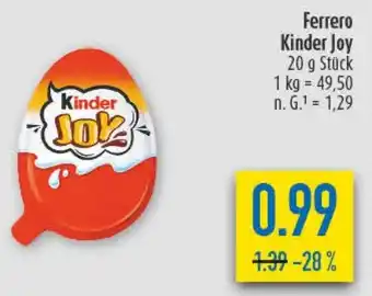diska Ferrero Kinder Joy Angebot
