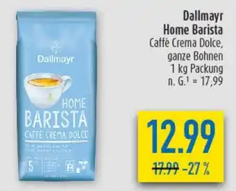 diska Dallmayr Home Barista Angebot