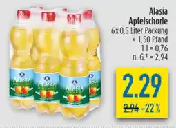 diska Alasia Apfelschorle Angebot