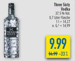 diska Three Sixty Vodka Angebot