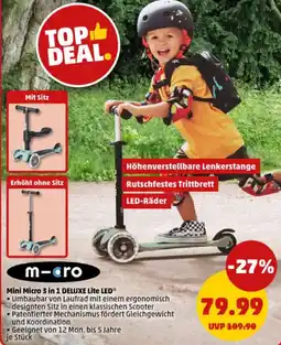 PENNY m-oro Mini Micro 3 in 1 DELUXE Lite LED Angebot