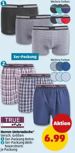 PENNY TRUE style Herren-Unterwäsche Angebot