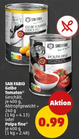 PENNY SAN FABIO Gelbe Tomaten oder Polpa Fine Angebot