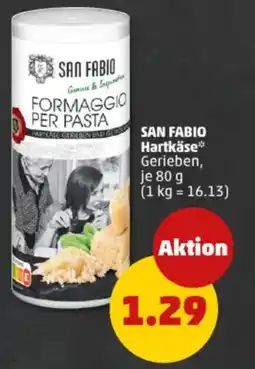PENNY SAN FABIO Hartkäse Angebot