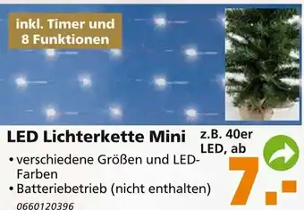 Globus Baumarkt LED Lichterkette Mini Angebot