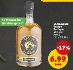 PENNY CARAVAGGIO Grappa Barrique Angebot