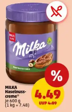 PENNY MILKA Haselnuss- creme Angebot