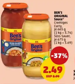 PENNY BEN'S ORIGINAL Sauce Angebot