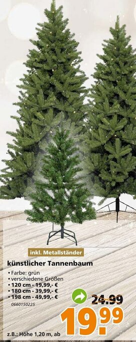 Globus Baumarkt Künstlicher Tannenbaum Angebot