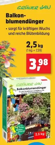 Thomas Philipps GRÜNER JAN Balkon- blumendünger Angebot