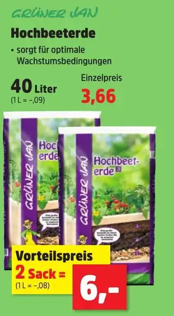 Thomas Philipps GRÜNER JAN Hochbeet- erde Angebot