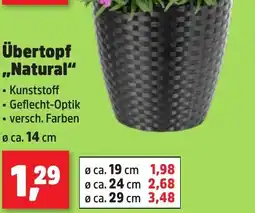 Thomas Philipps Übertopf ,,Natural" Angebot