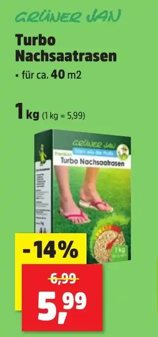 Thomas Philipps GRÜNER JAN Turbo Nachsaatrasen Angebot