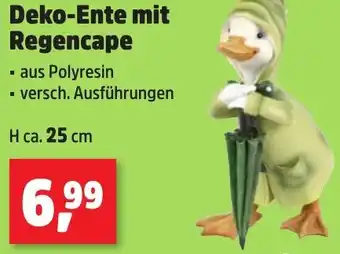 Thomas Philipps Deko-Ente mit Regencape Angebot