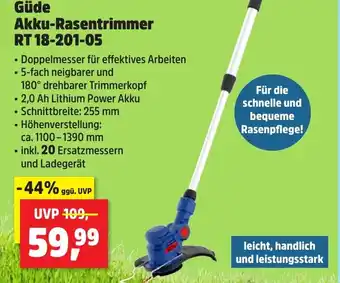 Thomas Philipps Güde Akku-Rasentrimmer RT 18-201-05 Angebot