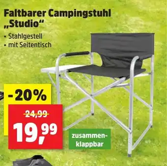 Thomas Philipps Faltbarer Campingstuhl ,,Studio Angebot