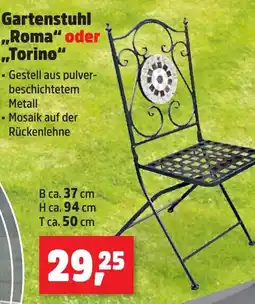 Thomas Philipps Gartenstuhl ,,Roma" oder ,,Torino Angebot