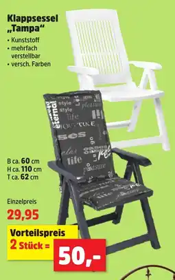 Thomas Philipps Klappsessel „Tampa" Angebot