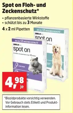Thomas Philipps Spot on Floh- und Zeckenschutz Angebot