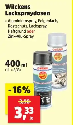 Thomas Philipps Wilckens Lackspraydosen Angebot